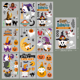 thumbnail image 2 of 70 Piezas de Adhesivos para Ventanas de Halloween, Adhesivos para Ventanas de Halloween, Adhesivos para Ventanas de Esqueleto, Decoraciones para Ventanas de Halloween para Paredes de Vidrio, Suministr, 2 of 2