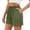 r-1366Army Green333, variant on MEZZALL Women Casual Summer Shorts With Drawstring Waist Pockets Elastic Comfortable Loose Fit Solid Color Basic Shorts Classic Daily Bottoms