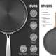 thumbnail image 5 of Crepe Pan Nonstick Honeycomb Dosa Pan Stainless Steel Ergonomic Handle Kitchen Pancake Pan Induction Compatible Tortilla Pan, 5 of 5