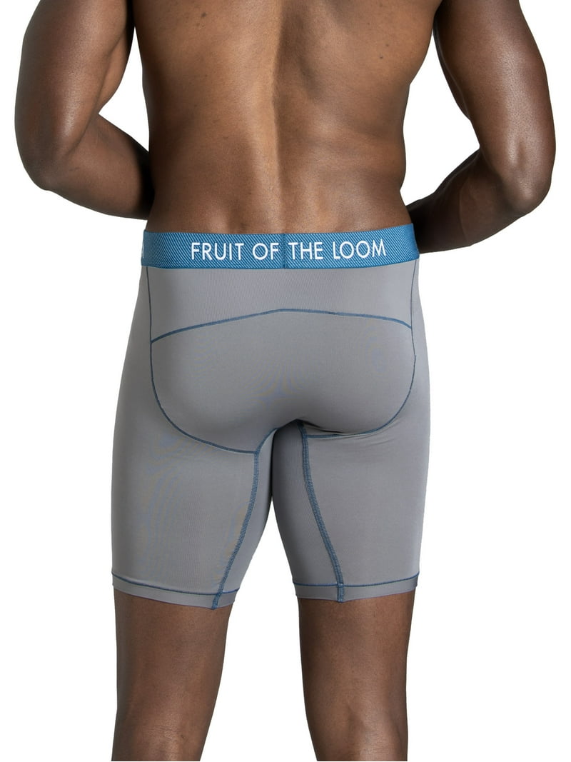 Fruit of the Loom Men's Getaway Collection Long Leg Boxer Briefs