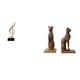 thumbnail image 1 of Figura decorativa de escritorio con forma de nota musical, estatua de gato, sujetalibros, adorno de resina, ideal para la oficina o el hogar, perfecto, 1 of 8