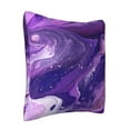 thumbnail image 2 of ZICANCN Purple Aperture Coloring Throw Pillow Covers, Bed Couch Sofa Knit Decorative Pillow Covers for Living Room Farmhouse, 18"x18", 2 of 8