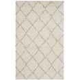 thumbnail image 2 of SAFAVIEH Arizona Wayra Geometric Diamonds Shag Area Rug, Ivory/Beige, 3' x 5', 2 of 8
