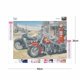 thumbnail image 5 of 5D bricolaje completo taladro cuadrado diamante pintura motocicleta cruz puntada bordar Likrtyny decoración de arte, 5 of 9