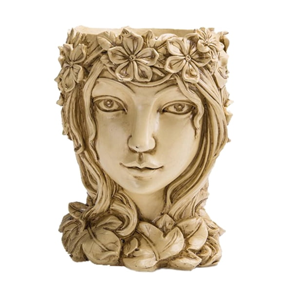 Escultura facial cabeza s s contenedor hogar Gloria Macetas suculentas