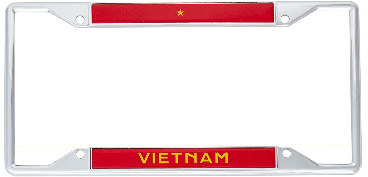 Country of Vietnam Flag License Plate Frame For Front Back of Car
