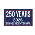 thumbnail image 4 of Double Sided 250th Anniversary American USA Flags 3x5 Outdoor- Vivid Colors 3Ply 1776-2026 250 Years Birthday Patriotic Flags Banners- Heavy Duty 100% Polyester with 2 Brass Grommets, 4 of 6