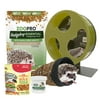 Starter Package for Hedgehogs - Includes Exercise Wheel, Healthy Food, Natural Treat, Multi-Vitamin & Hideout