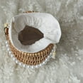 thumbnail image 3 of Sac à Main en Paille de Plage pour Femmes, Sac en Osier Rotin pour Femmes, Panier Fourre-Tout à Perles, 3 of 8