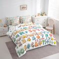 thumbnail image 3 of Castle Fairy Personalized Initial Alphabet 7-Piece Twin Bedding Sets for Teens Women Men,Cartoon Number Bedding Comforter Set,Plaid Stripes Stars Print Breathable Sheet Sets, 3 of 8