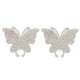 thumbnail image 2 of Pegatinas de Diamantes de Imitación, Pegatina de Mariposa de Cristal Fácil de Rasgar 2 Pezas de Vidrio para decoración, 2 of 7