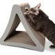 thumbnail image 1 of PetFusion - Rascador Vertical de 3 Caras para Gatos (tamaño estándar, Gris cálido). Múltiples ángulos de arañazos para Adaptarse a Las preferencias de tu Gato, 1 of 5
