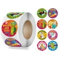 thumbnail image 1 of Reward Stickers for Kids 1inch 500pcs Per Roll Cartoon Design Easy Carried Incentive Sticker Supplies for Teachers and Mothers, 1 of 4