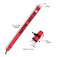 thumbnail image 5 of Yuarrent Boya de superficie de 180x15cm, sellado de tubo de señal, accesorio subacuático, inflado, salchicha, nailon, TPU, marcadores de buceo Deportes acuáticos rojo fluorescente Yuarrent OD024324-01, 5 of 5