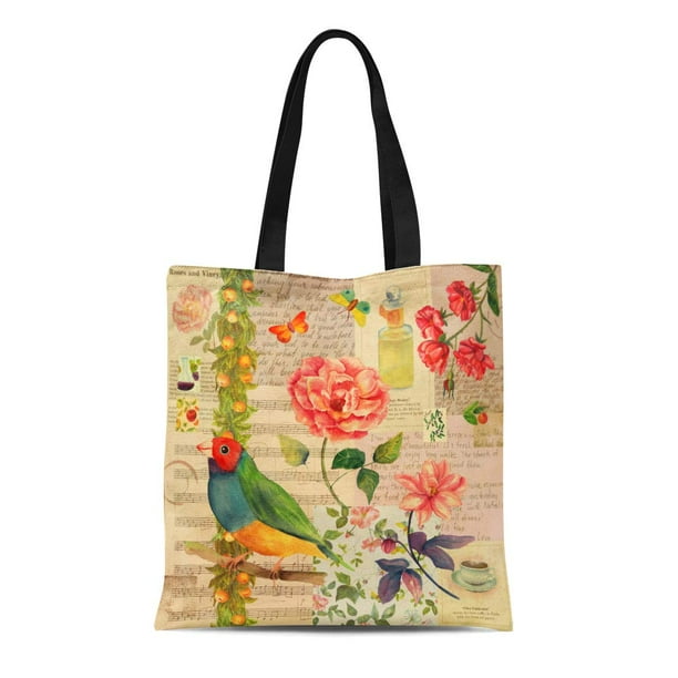 Download ASHLEIGH Canvas Tote Bag Vintage Collage Mockups of Old ...