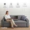 thumbnail image 2 of SOFÁ CAMA MILAN GRIS OXFORD, 2 of 6