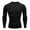 245#Black, variant on Men's Compression Shirt Long Sleeve Athletic Workout T-Shirts Top Active Sport Baselayer Undershirt Gear Shirt Dry Fit