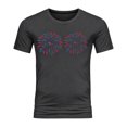 thumbnail image 3 of Lullu Toddler Girls T Shirts Short Sleeve Top Letter Graphic T-Shirt Kids Casual Tee, Grey, 3 of 3