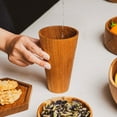 thumbnail image 3 of Teak Wood Drinking Cup 4-Pack, 3 of 5