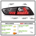 thumbnail image 2 of Smoked 2008-2017 Lancer Evolution EVO X 4B11 JDM LED Perform Tail Lights, 2 of 7
