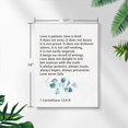 thumbnail image 3 of Love is Patient Love is Kind Wall Art Framed, Engagement Gifts for Couples Newly Engaged Unique, Wedding Gifts for Newlyweds, Gifts for 1 Year Anniversary Boyfriend & Couples, 3 of 6