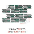 thumbnail image 2 of 12Sheet Self Adhesive Tiles Stickers 9.68 x 4.72inch Green Green Marbling DIY Decals Waterproof Peel and Stick Kitchen Backsplash Mosaic Tile Wall, 2 of 6