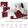 thumbnail image 4 of Christmas Buffalo Throw Flannel Blanket 60x80In Plaid Red and Black Polar Bear Super Soft Cozy Bed Blanket, Lightweight Plush Fuzzy Bed Throw for Bedroom Sofa Couch Living Room, 4 of 4