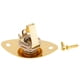 thumbnail image 4 of 2 Piezas de Guitarra Eléctrica , Chaqueta de Bajo, licencia , En de Salida con Tornillos, Piezas de Repuesto, Plateado + Dorado, 1 shamjiam Placa de enchufe de chaqueta de guitarra, 4 of 9