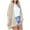 Beige, variant on VEKDONE Lightweight Crochet Cardigan for Women Long Sleeve Open Front Knit Oversized Cardigans Sweaters Casual Loose Hollow Out Solid Color Jackets
