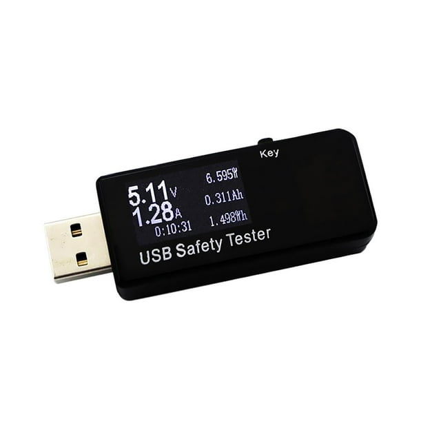 Probador De La Seguridad Del USB, Voltaje Actual Del Multíl Probador Del Poder Del USB Digital