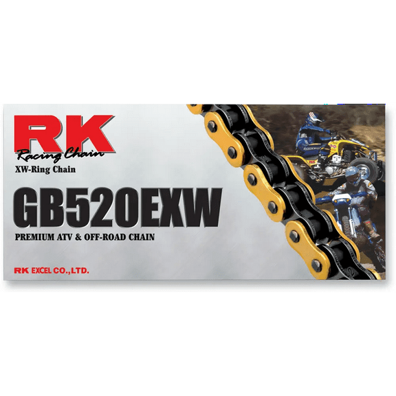 RK 520EXW Ultra High Performance ATV XW-Ring Motorcycle Chain - 110 Link