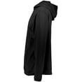 thumbnail image 4 of Holloway XS Artillery Hoodie Black Heather 229175, 4 of 4