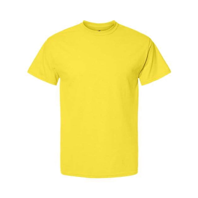 Hanes Men's TAGLESS ComfortSoft Crewneck Camiseta, Amarillo, X-Large hanes 5280