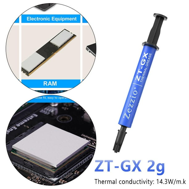 de grasa térmica estabilidad confiabilidad para CPU, GPU, Procesador Enfriamiento Todos los enfriadores Disipador de - 2g Yotijar Pasta compuesta térmica