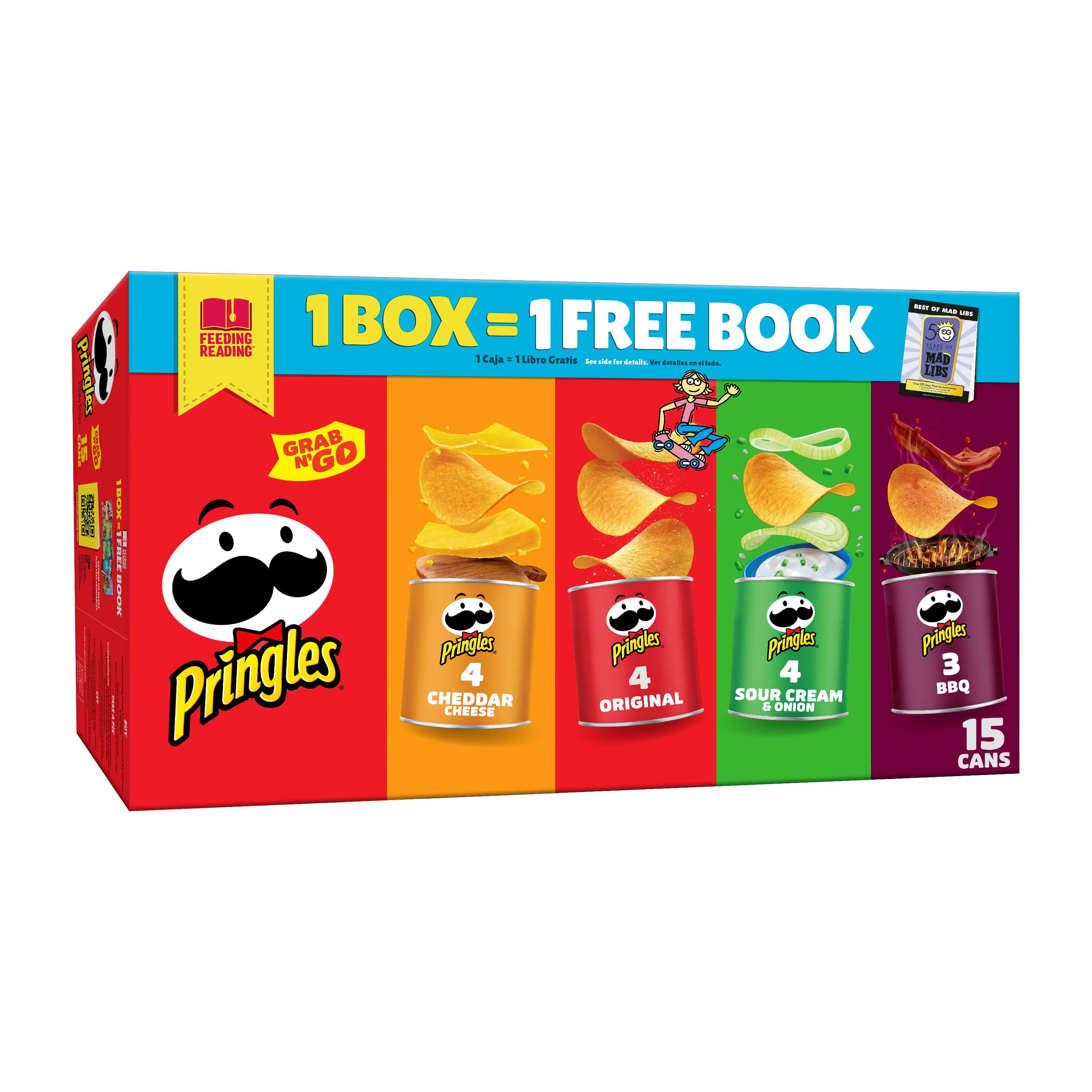 Pringles Potato Crisps Chips, Lunch Snacks, Office and Kids Snacks