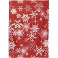 thumbnail image 2 of Coolnut Christmas Snowflake Tablecloth, Waterproof Washable Polyester Square Table Cover, Durable Tablecloth for Kitchen Dining Table Party Decor, 54"X 72", 2 of 7