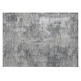 thumbnail image 2 of HomeRoots 564260 2 x 3 ft. Gray Abstract Washable Non Skid Indoor Outdoor Rectangle Machine Woven Area Rug, 2 of 3
