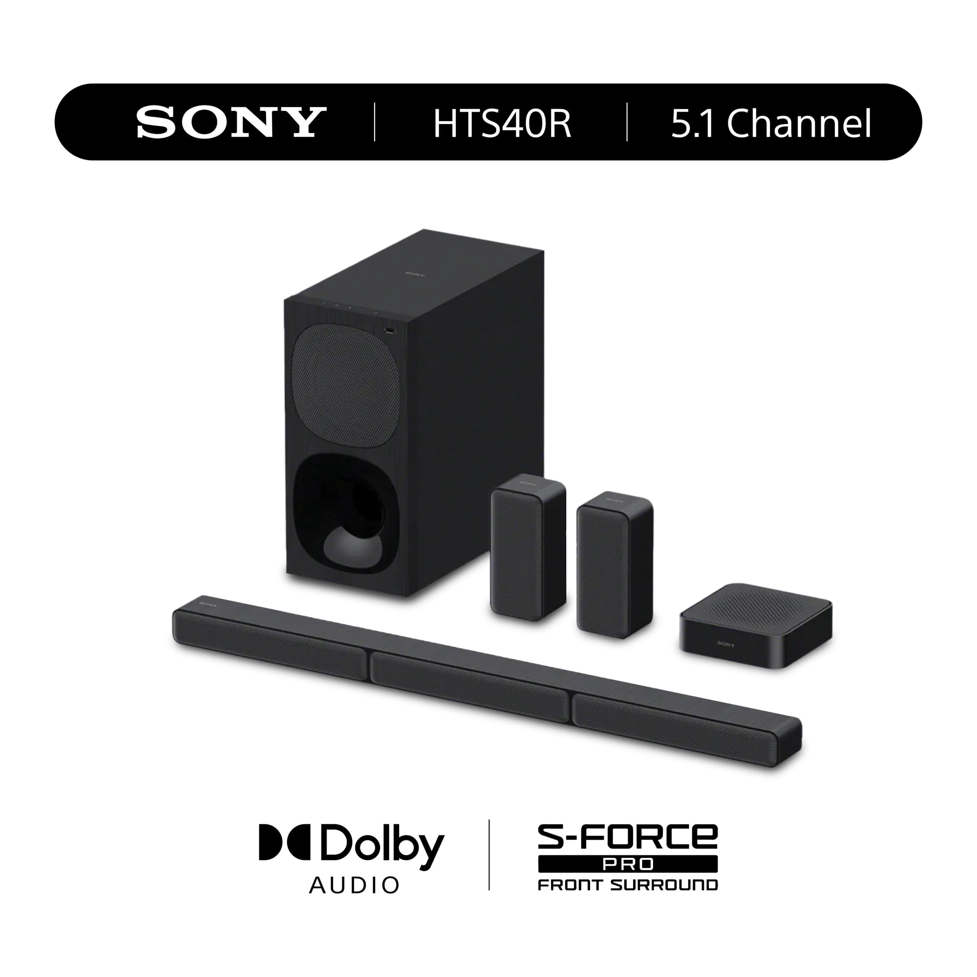 Sony HT-S40R 5.1ch Home Theater Soundbar System