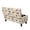 Beige Tropical Palm Tree, variant on FOR U DESIGNS Grey Monstera Leaf Print Ottoman Cover Washable Footstool Covers Thick Slipcover for Rectangle Ottoman, Washable Storage Furniture Protector for Dogs Pets