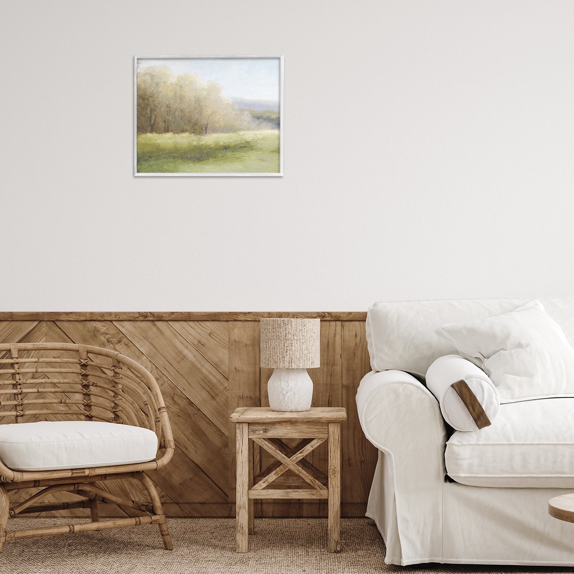Stupell Industries Within a Familiar Place Landscape White Framed Giclee Art, design by Michael Marcon