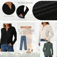 thumbnail image 4 of SUNBS Tunic Shirts for Womens Long Sleeve Tops Casual V Neck Sweaters for Women Blouses, 4 of 8