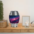 thumbnail image 6 of MUKTIVE Galaxy Keepsake Urns for Human Ashes, Adult Heart Urns for Human Ashes Men & Women 3 Inch, Memorial Handmade Urn for Grandmother & Grandfather, Burial Heart Urn for Couples, 6 of 7