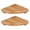 Coffee, variant on Dayesque 2-Pack Natural Wood Corner Wall Shelves with Curved Design, Multi-Level Display for Home Storage and Decorative Organization