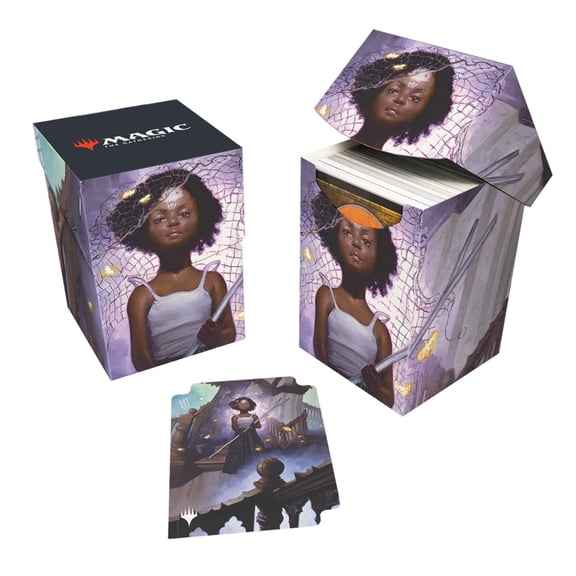 Duskmourn Aminatou, Veil Piercer (Commander) 100  Deck Box for Magic: The Gathering