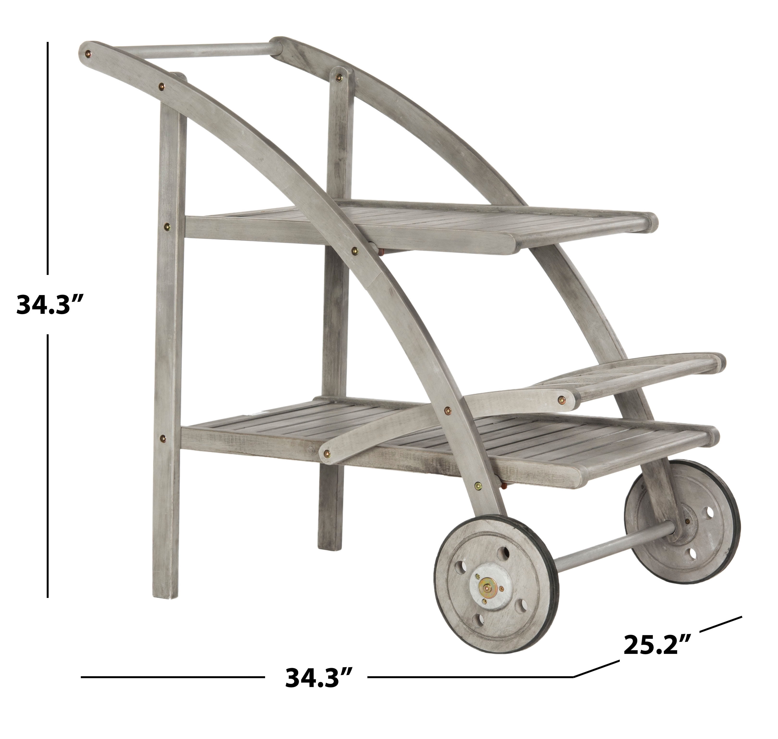 Safavieh Lodi Indoor/Outdoor Contemporary Tea Cart
