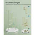 thumbnail image 4 of Porta Joyas SONGMICS de 3 Niveles con 1 Bandeja, 36 cm de Altura, 4 of 7