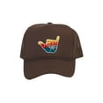 thumbnail image 2 of Gravity Trading Shaka Learn to Surf Patch Trucker Hat, Brown, 2 of 3