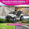 thumbnail image 5 of HHVEL 12V 7AH Ride on Toys for kids, Ride on Cars with Remote Control ,2x35W Motors, 3.5MPH Max Speed, Music Player, 5 of 9
