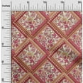 thumbnail image 2 of oneOone Cotton Cambric Red Fabric Floral Diy Clothing Quilting Fabric Print Fabric By Yard 56 Inch Wide, 2 of 4