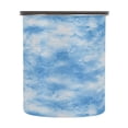 thumbnail image 2 of 17OZ Food Storage Can - Keep Coffee Tea Flour & More Fresh - Ideal for Cereal Nuts & Pet Food Light Blue Tie-dye Pattern, 2 of 9